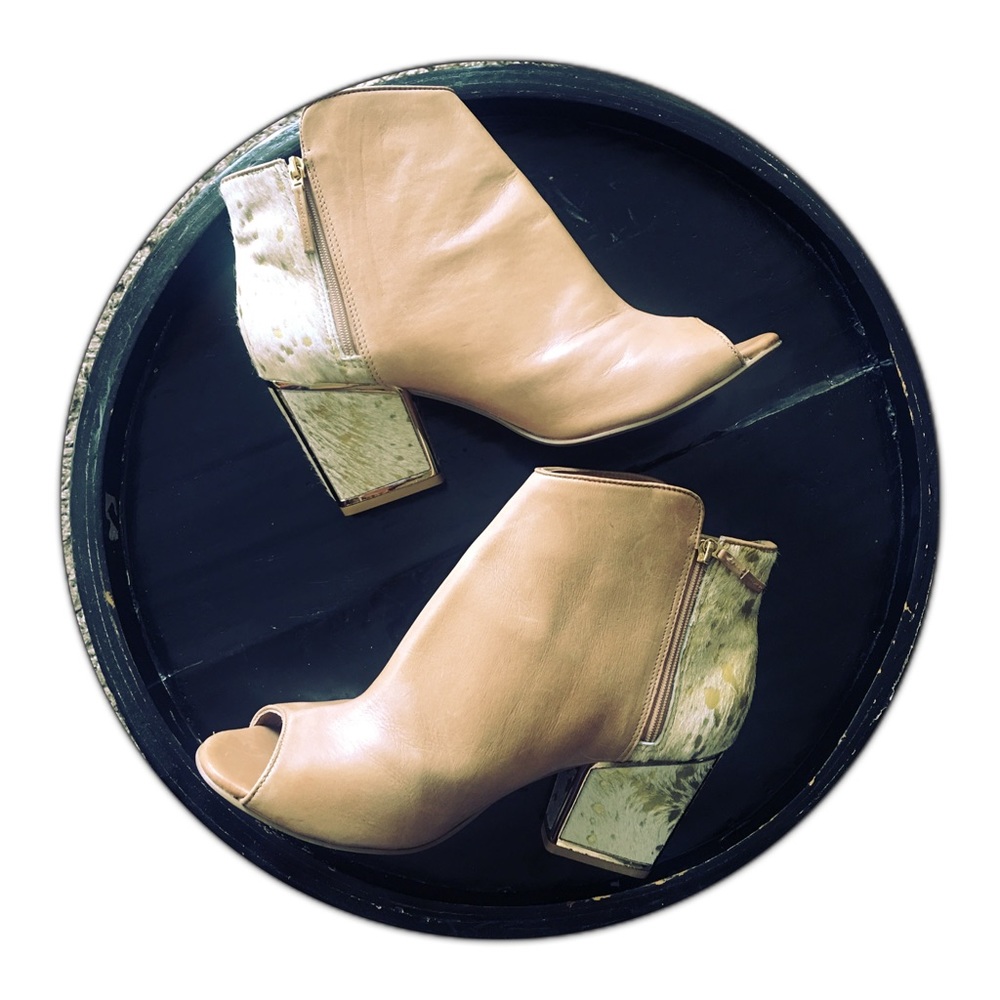 Anthropologie Klub Nico Ankle Booties  Calfhair 11